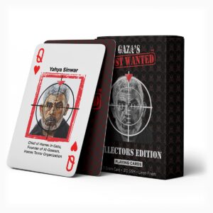 Gaza's Most Wanted Playing Cards